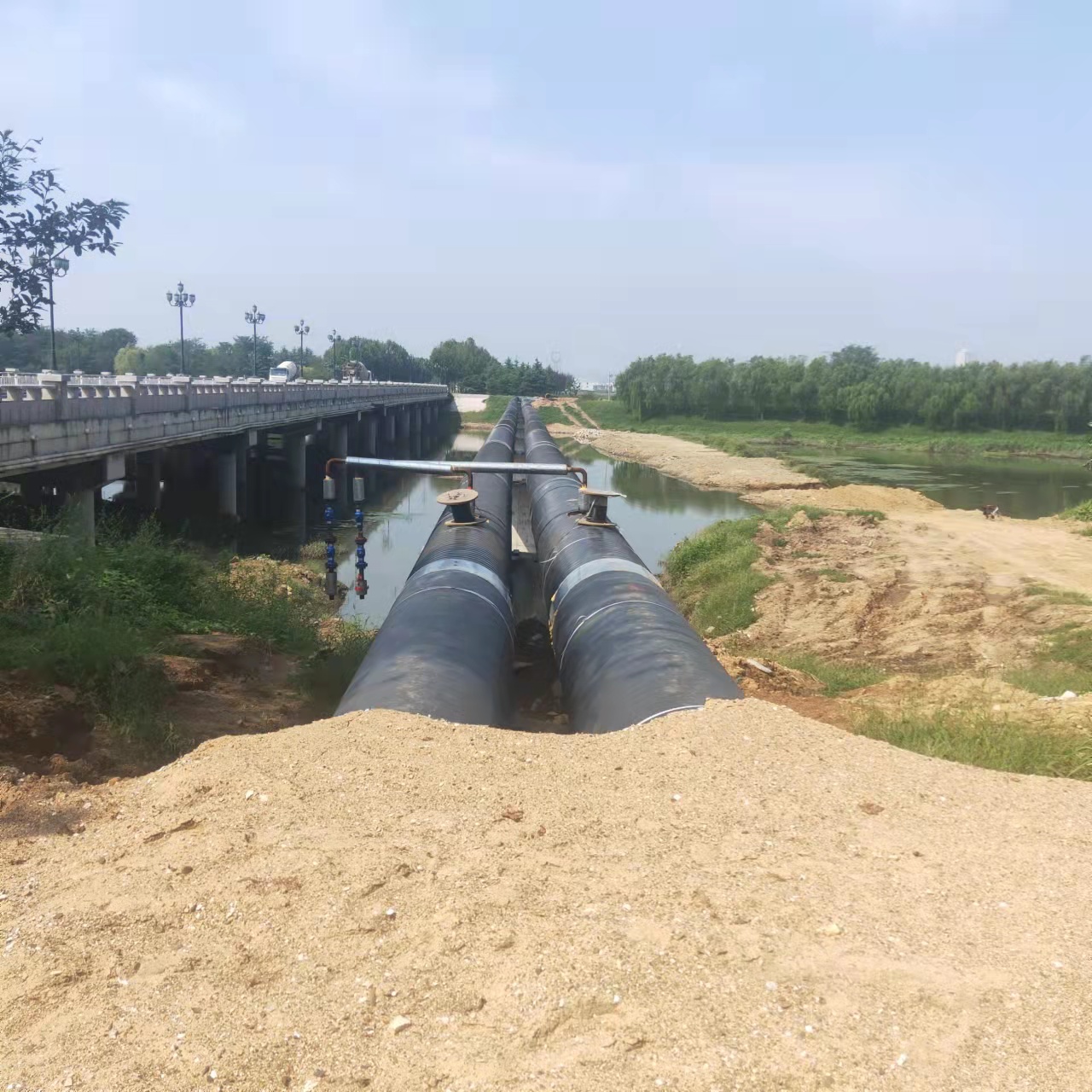 南岸热力通气管道内部清洗输油管道清洗